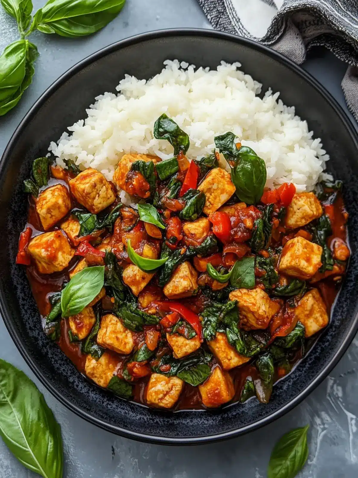 Savory Thai Basil Tofu: Your New Favorite High-Protein Dish 5 Thai Basil Tofu