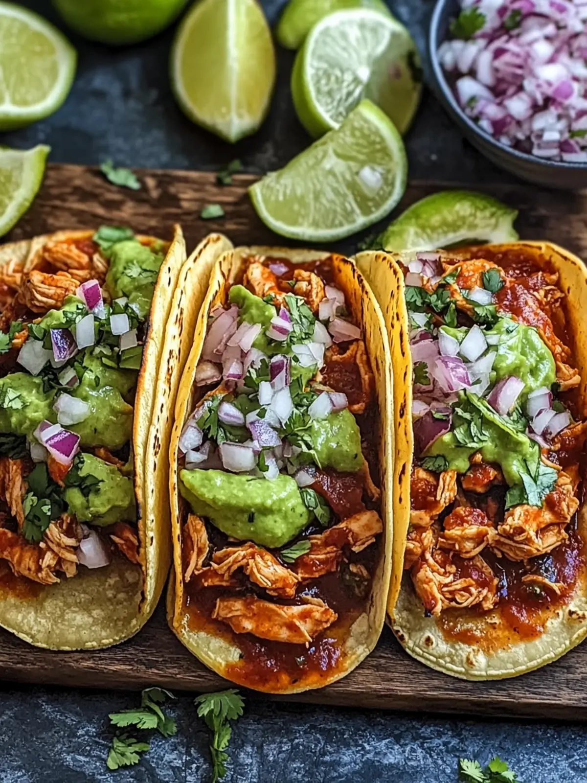 Savory Chicken Tinga Tacos with Smoky Chipotle Bliss 5 Chicken Tinga Tacos