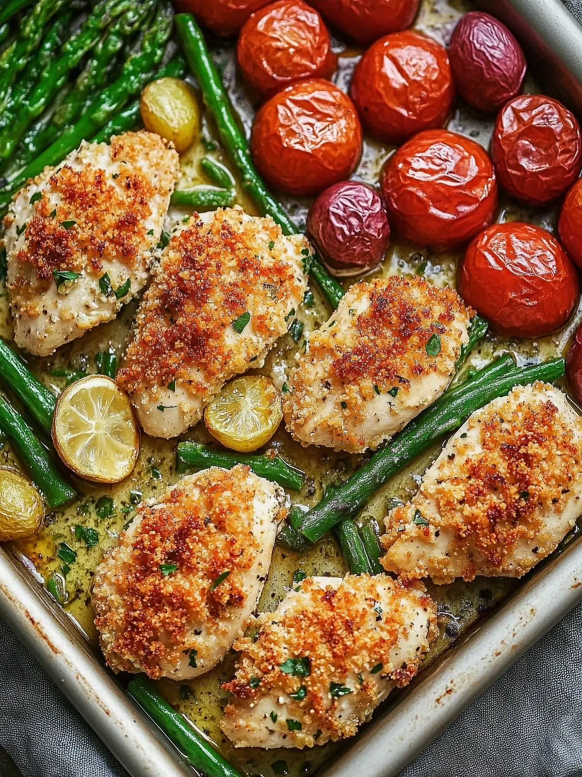 Parmesan Crusted Chicken Sheet Pan Dinner Your New Family Favorite 4 Parmesan Crusted Chicken Sheet Pan Dinner