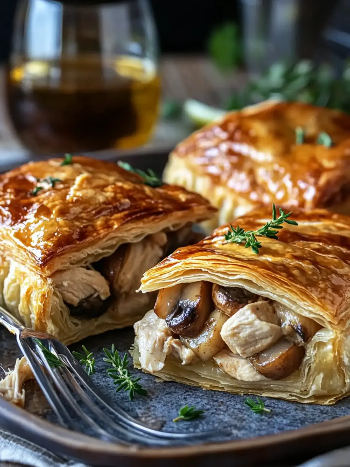 Chicken and Mushroom Puff Pastry Bliss for Cozy Nights 2 Chicken and Mushroom Puff Pastry
