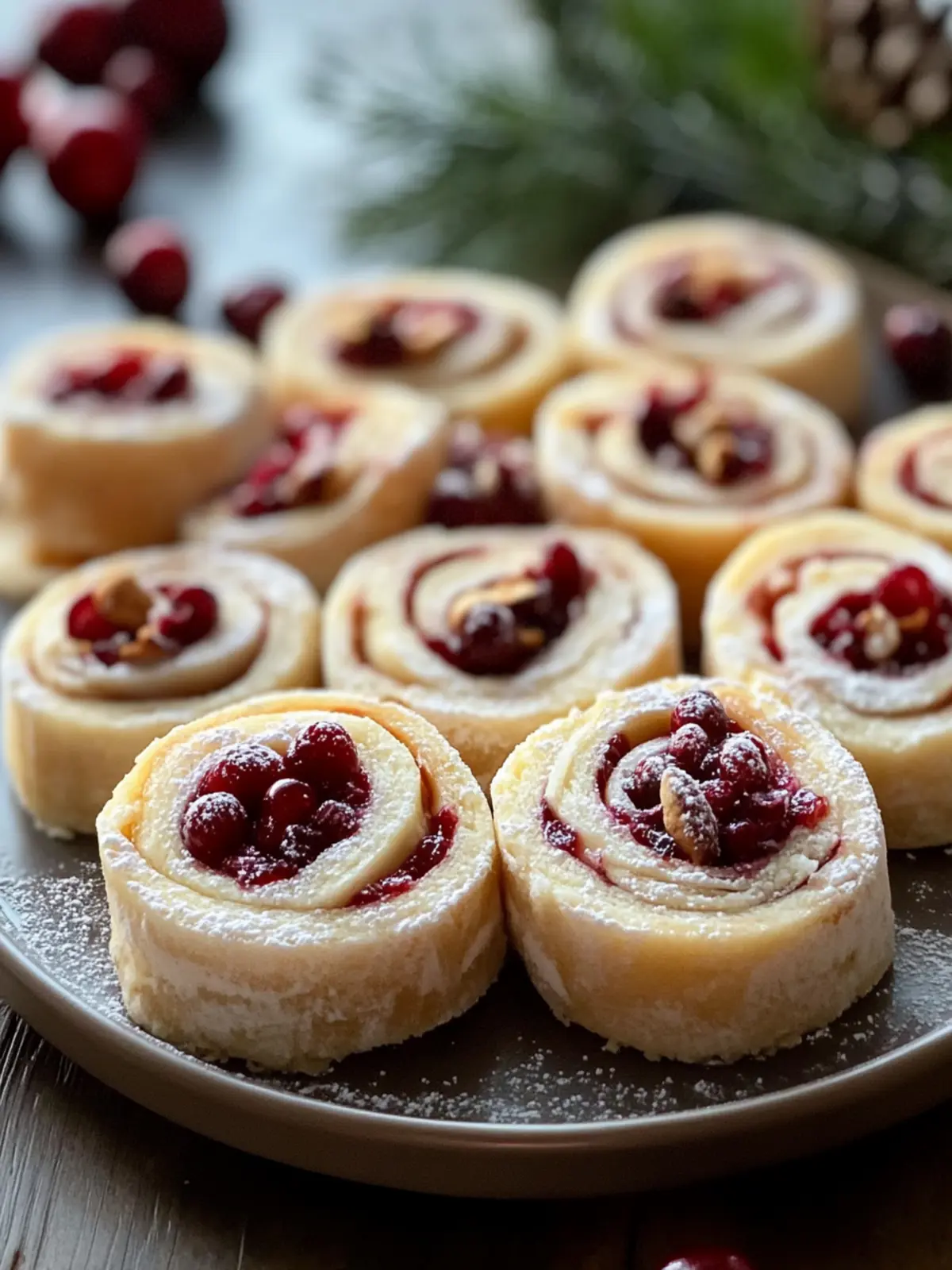 Cranberry Pinwheels: Quick Appetizer for Effortless Entertaining 4 Cranberry PinWheels