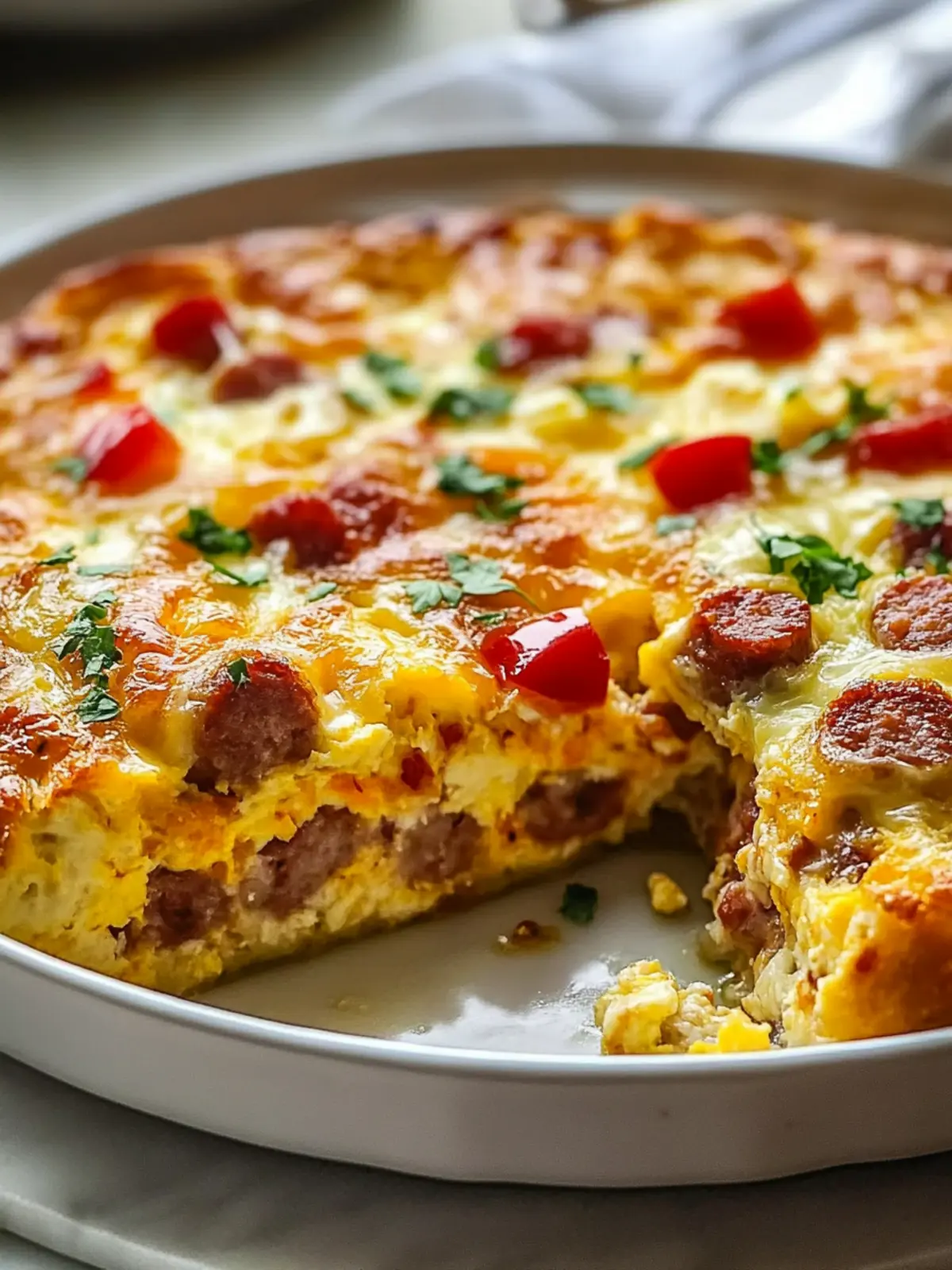 Cheesy Egg Bake Sausage: Your Ultimate Breakfast Comfort Dish 2 Cheesy Egg Bake Sausage