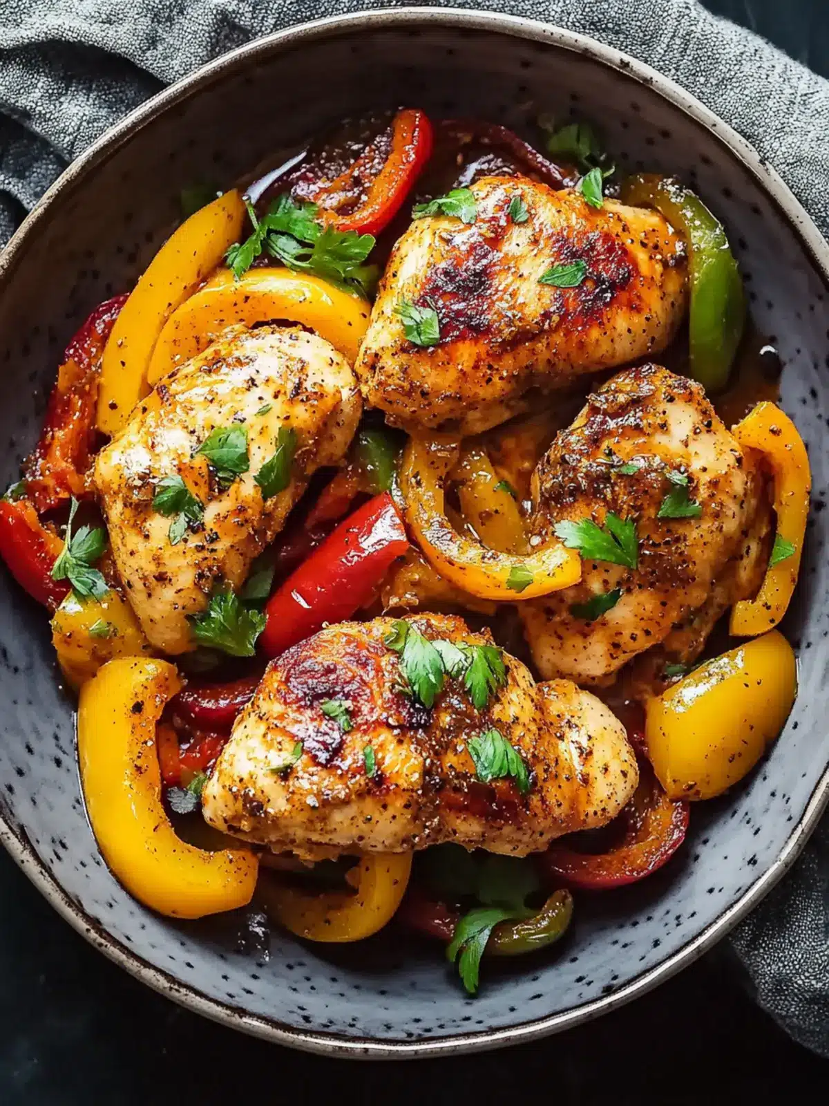 Cajun Chicken with Bell Peppers: Quick Low-Carb Dinner Bliss 5 Cajun Chicken with Bell Peppers
