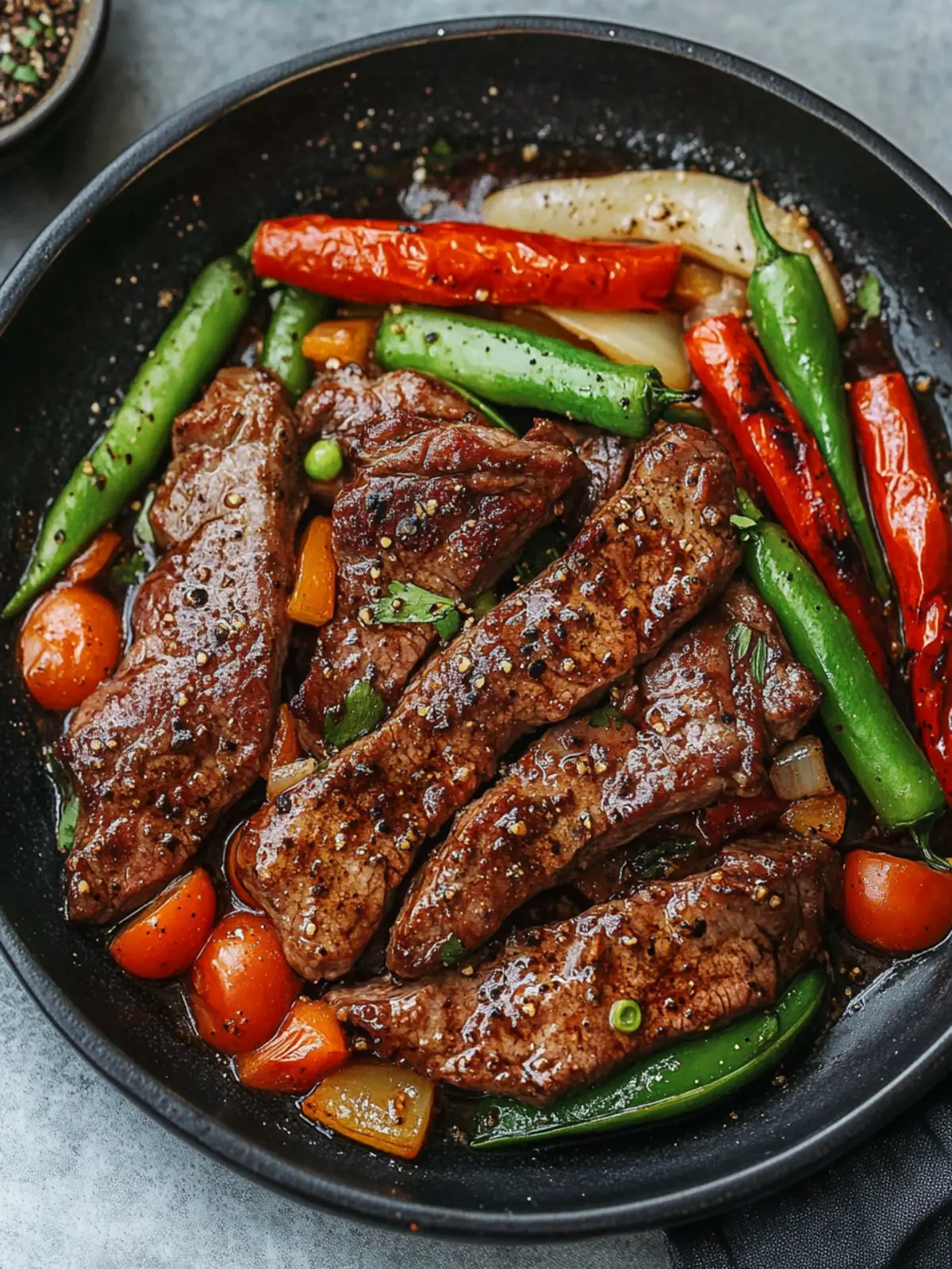 Savory Black Pepper Steak: Quick and Easy Weeknight Delight 4 Black Pepper Steak