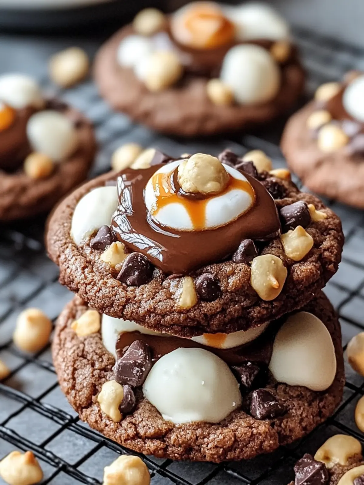 Chewy Rocky Road Cookies That'll Melt Your Heart 4 Chewy Rocky Road Cookies