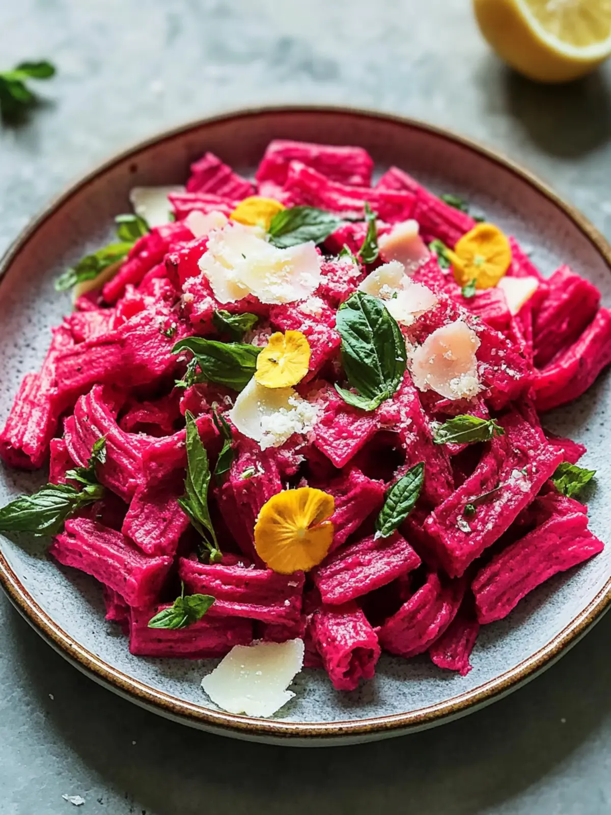 Blushing Beetroot Pasta Love – A Wholesome Delight for Two 3 Blushing Beetroot Pasta Love