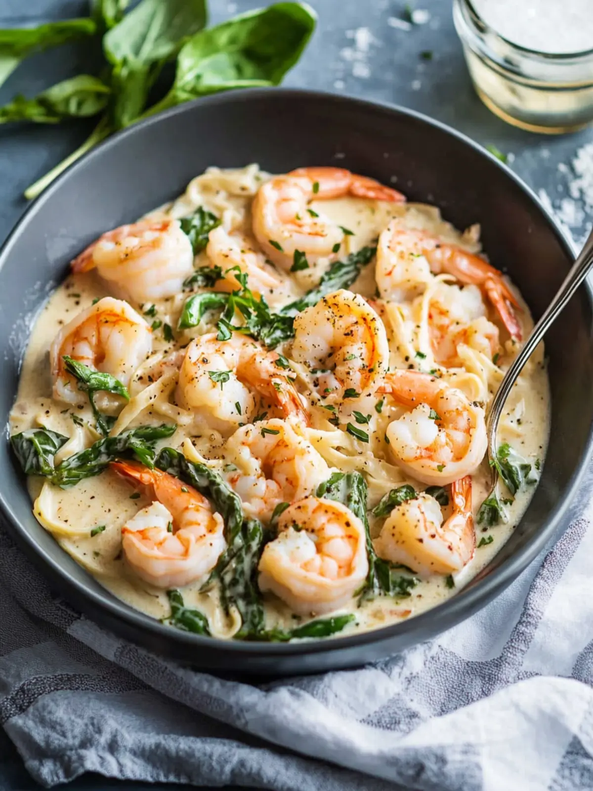 Keto Shrimp Alfredo: Quick, Creamy Delight with Asparagus 2 Keto Shrimp Alfredo