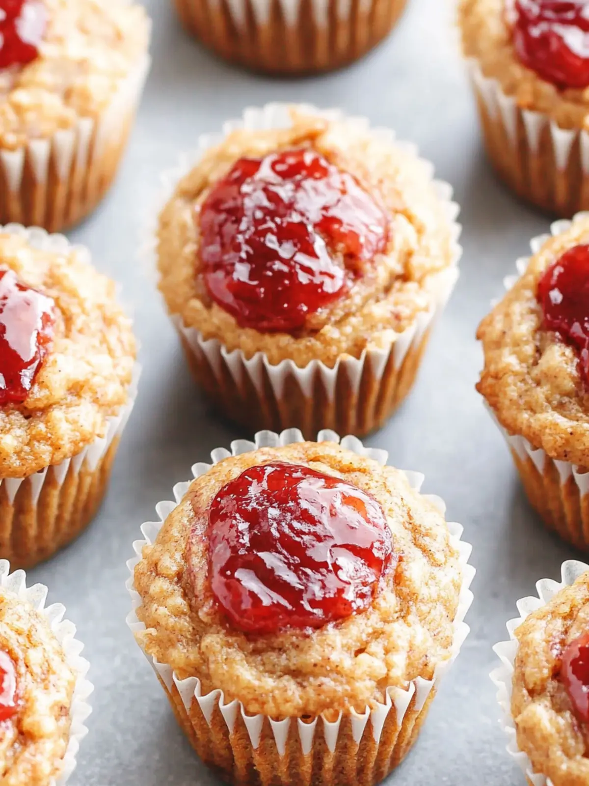 Vegan Peanut Butter and Jelly Muffins for Easy Mornings 2 Vegan Peanut Butter and Jelly Muffins