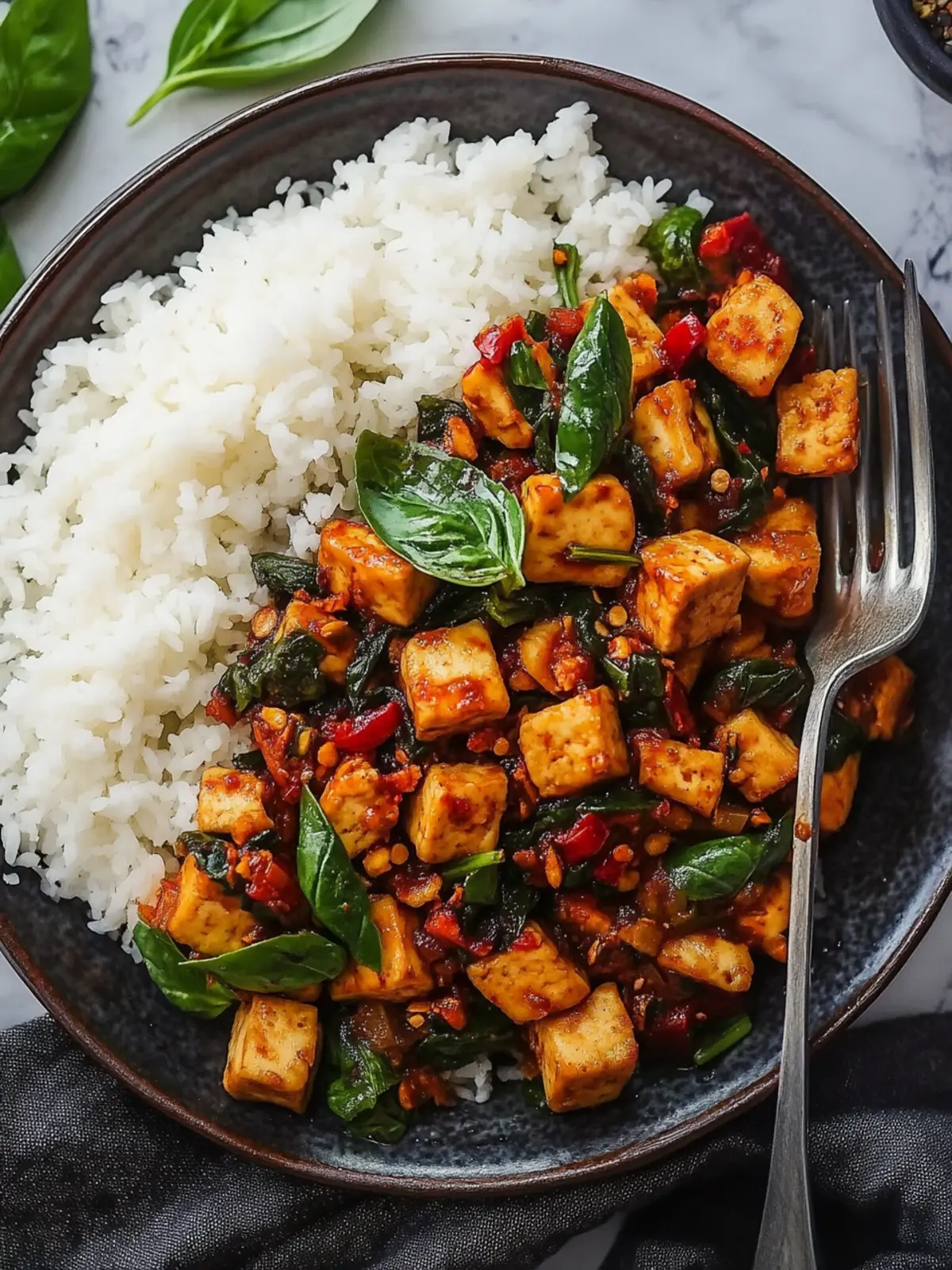 Savory Thai Basil Tofu: Your New Favorite High-Protein Dish 3 Thai Basil Tofu