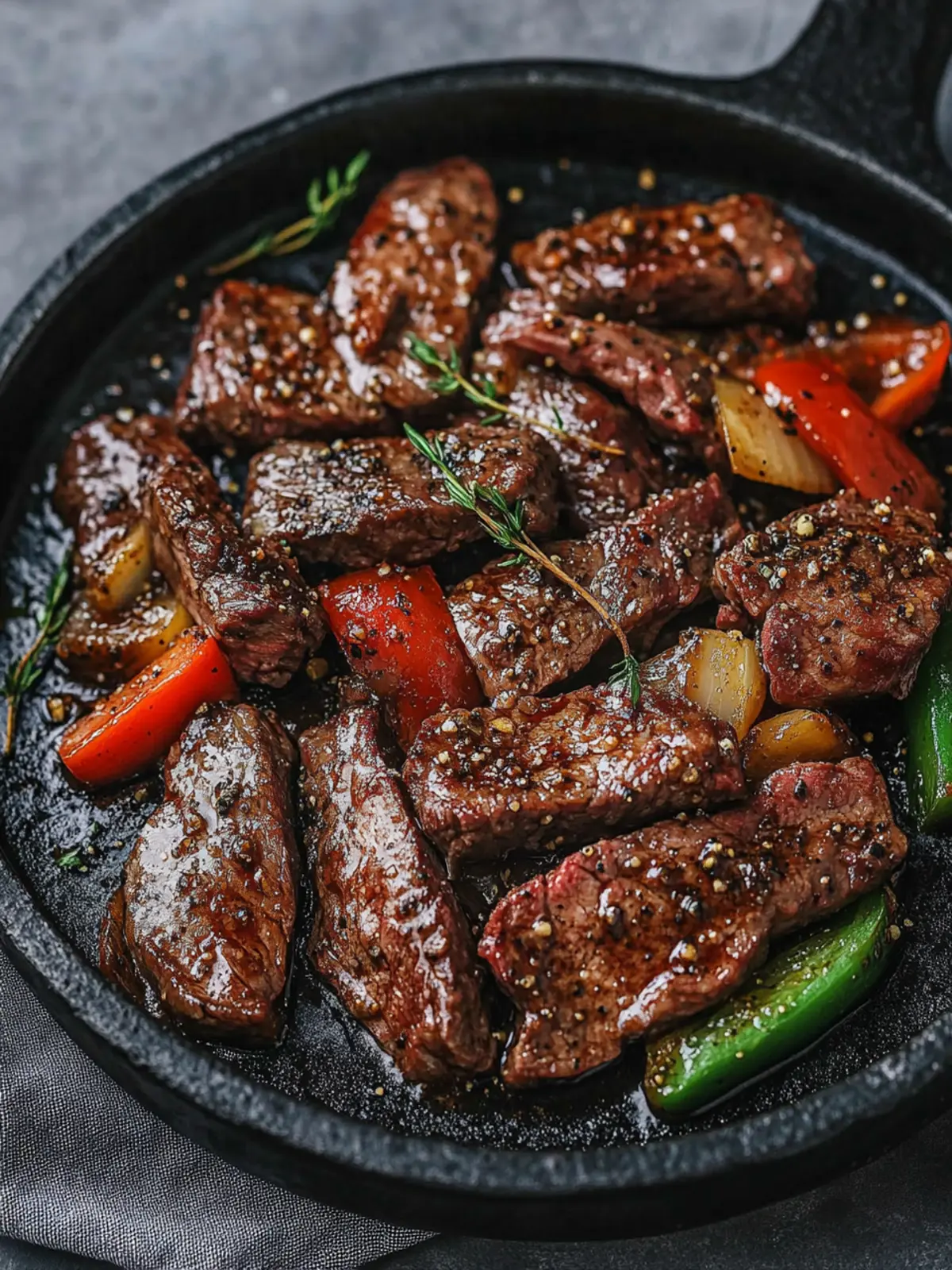 Savory Black Pepper Steak: Quick and Easy Weeknight Delight 2 Black Pepper Steak