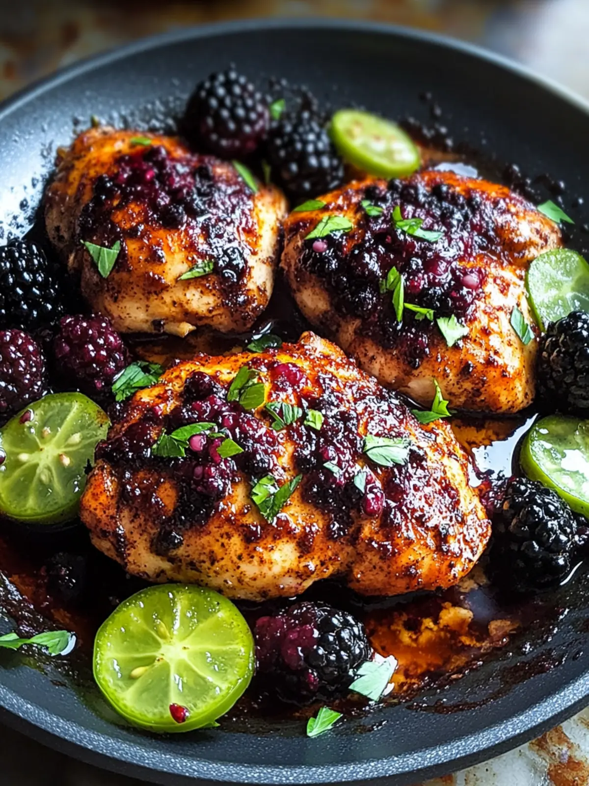 Smoky Paprika Chicken with Blackberry Jalapeño Melt: A Flavor Hero 5 Smoky Paprika Chicken with Blackberry Jalapeño Melt