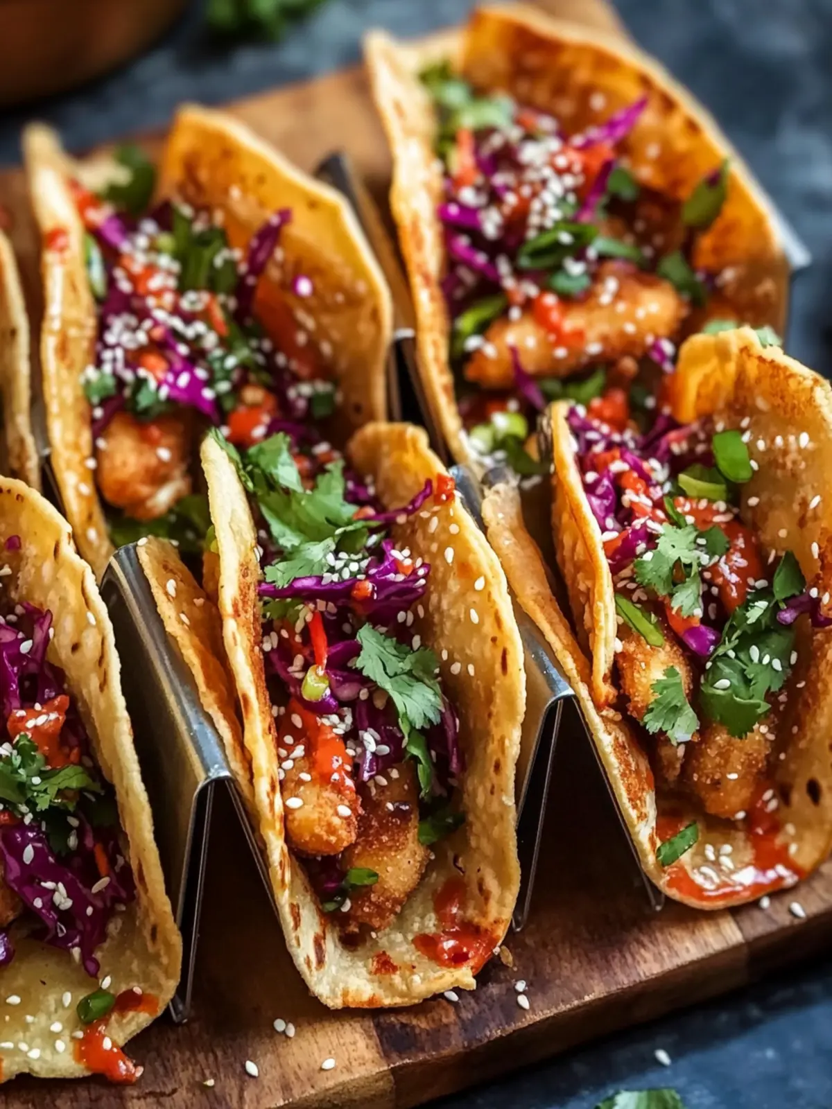 Crispy Chicken Wonton Tacos with Asian Slaw You’ll Love 3 Crispy Chicken Wonton Tacos with Asian Slaw