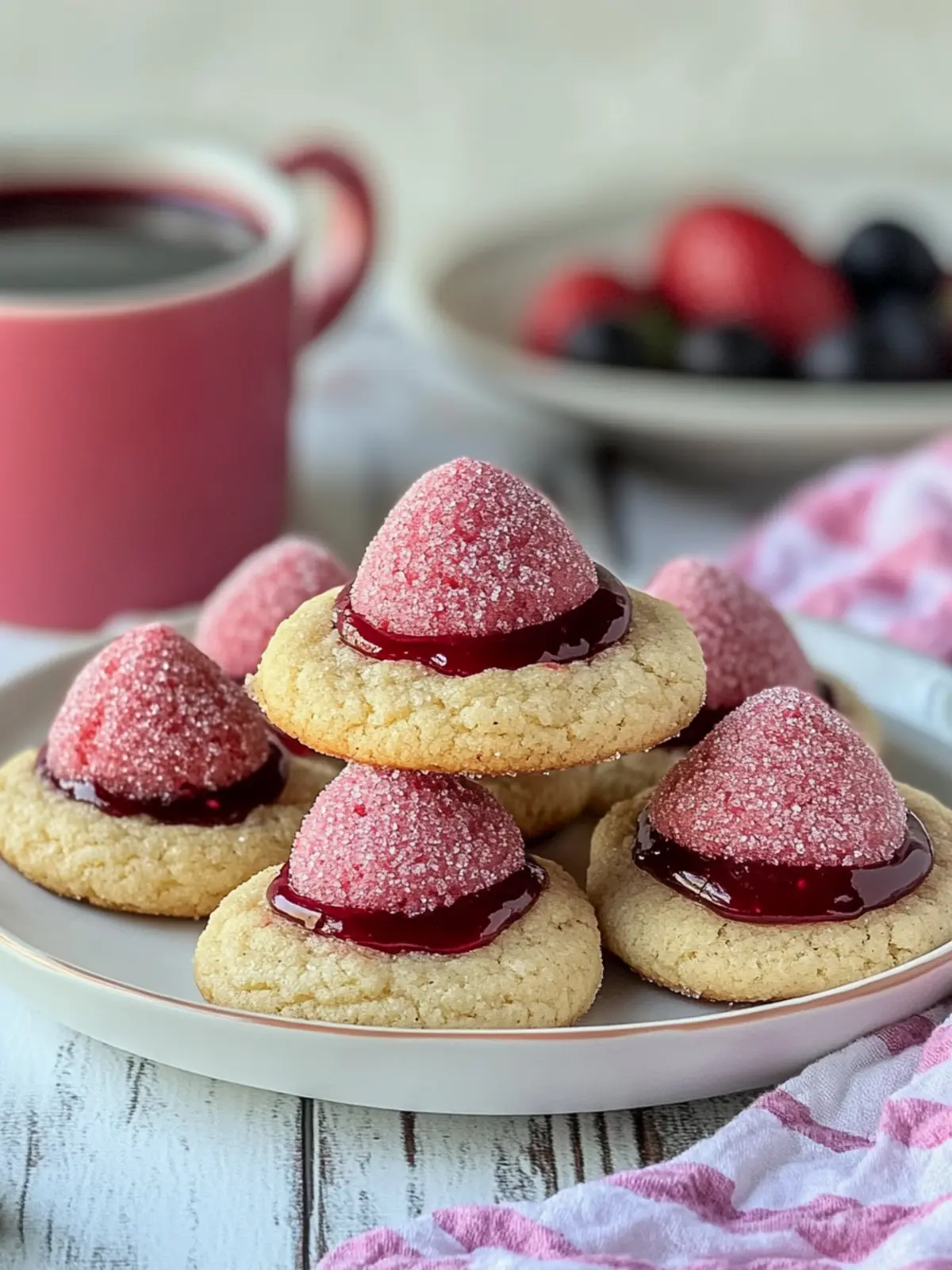 Easy Strawberry Kiss Cookies for Sweet Festive Moments 3 Easy Strawberry Kiss Cookies