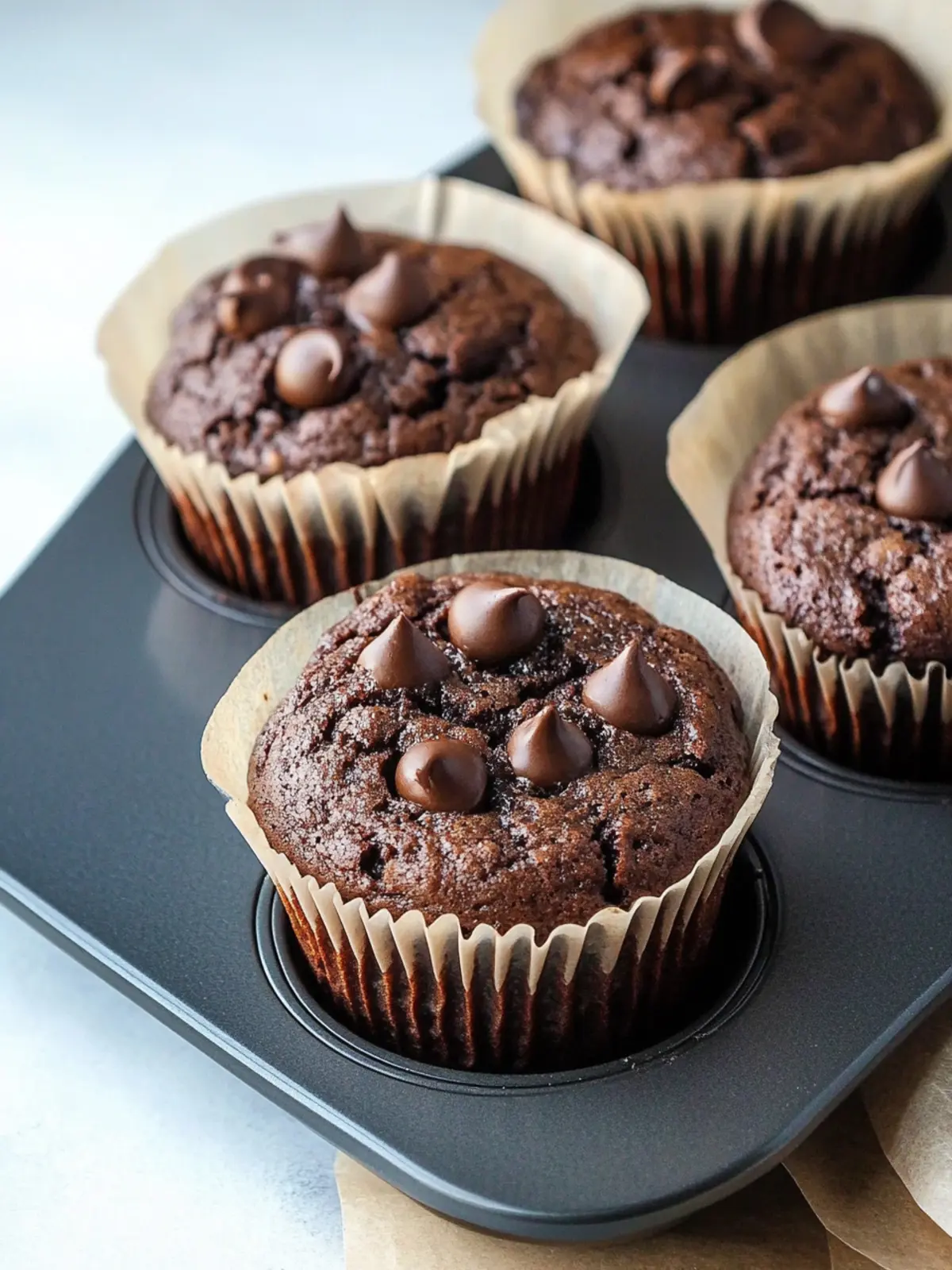 Chocolate Gingerbread Banana Bread Muffins: Cozy Comfort Treats 2 Chocolate Gingerbread Banana Bread Muffins