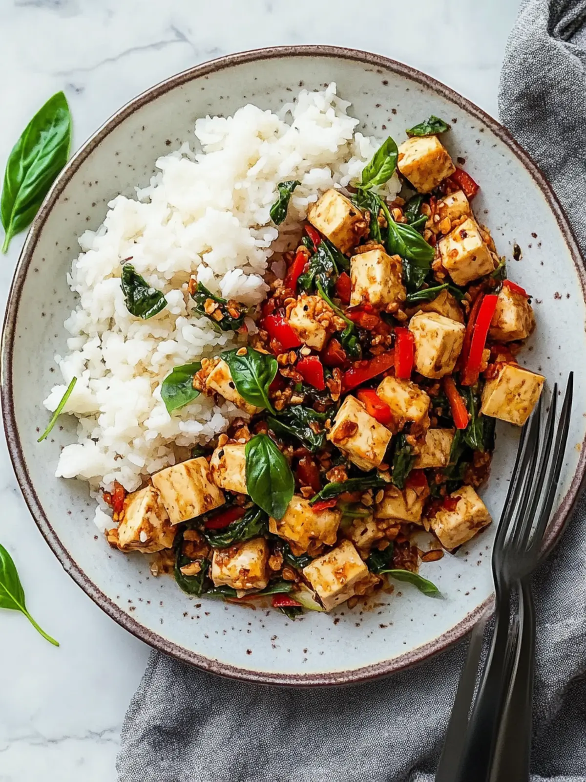 Savory Thai Basil Tofu: Your New Favorite High-Protein Dish 4 Thai Basil Tofu