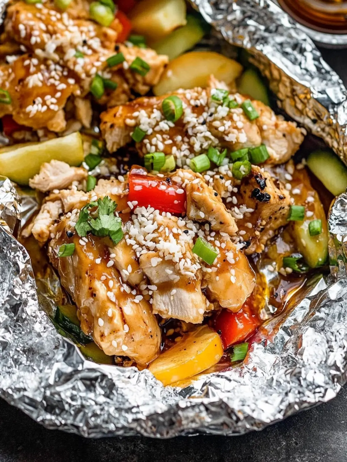Savory Teriyaki Chicken Foil Packet Dinner Ready in 30 Minutes 4 Teriyaki Chicken Foil Packet Dinner