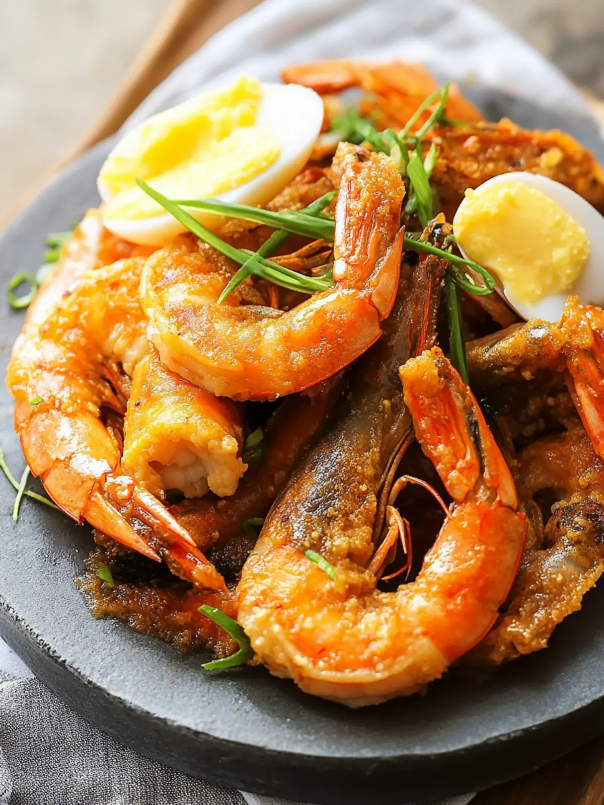 Savory Salted Egg Yolk Prawns: Crispy Comfort at Home 2 Salted Egg Yolk Prawns