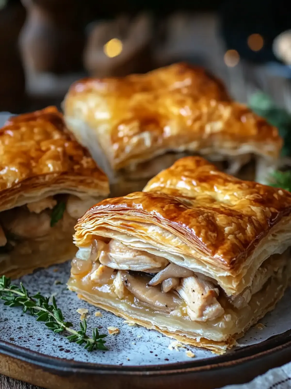 Chicken and Mushroom Puff Pastry Bliss for Cozy Nights 4 Chicken and Mushroom Puff Pastry