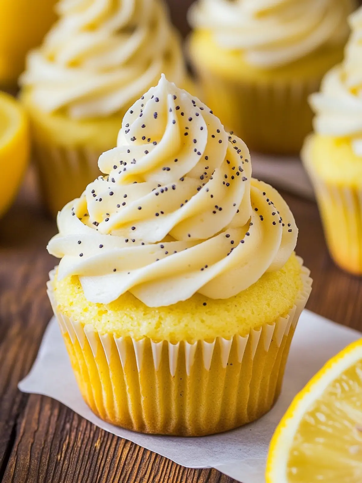 Delightful Lemon Poppy Seed Cupcakes to Brighten Your Day 2 Lemon Poppy Seed Cupcakes