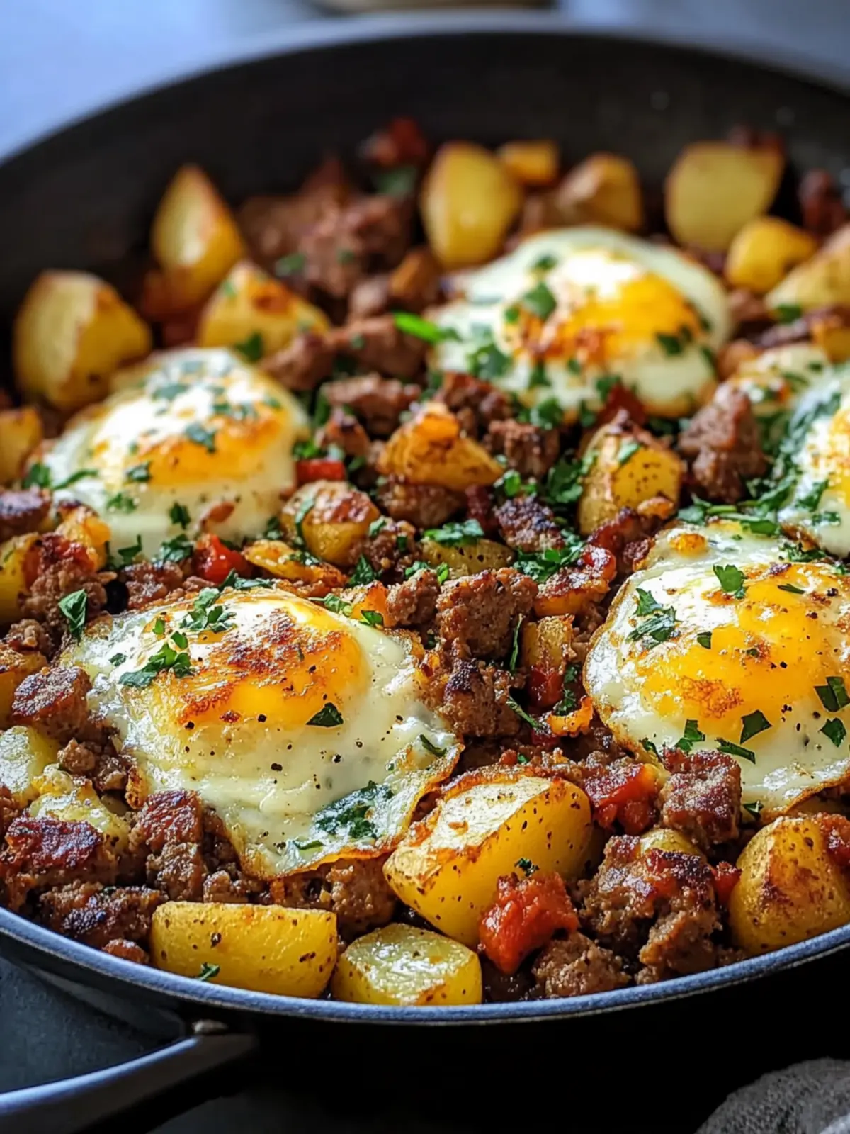 Satisfy Mornings with a Meat and Potatoes Breakfast Skillet 5 Meat and Potatoes Breakfast Skillet