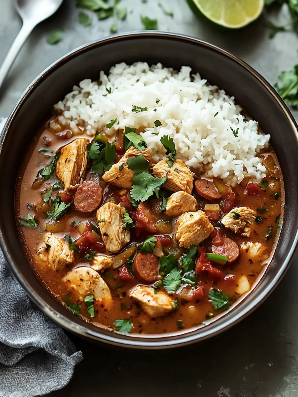 Cajun Chicken and Sausage Gumbo: A Family Comfort Classic 4 Cajun Chicken and Sausage Gumbo