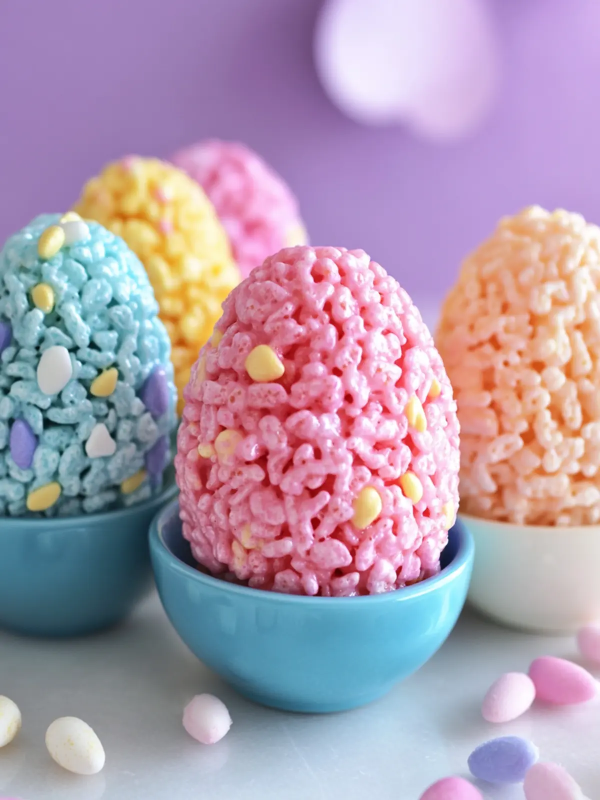 Colorful Rice Krispie Treat Easter Eggs Your Kids Will Love 5 Rice Krispie Treat Easter Eggs