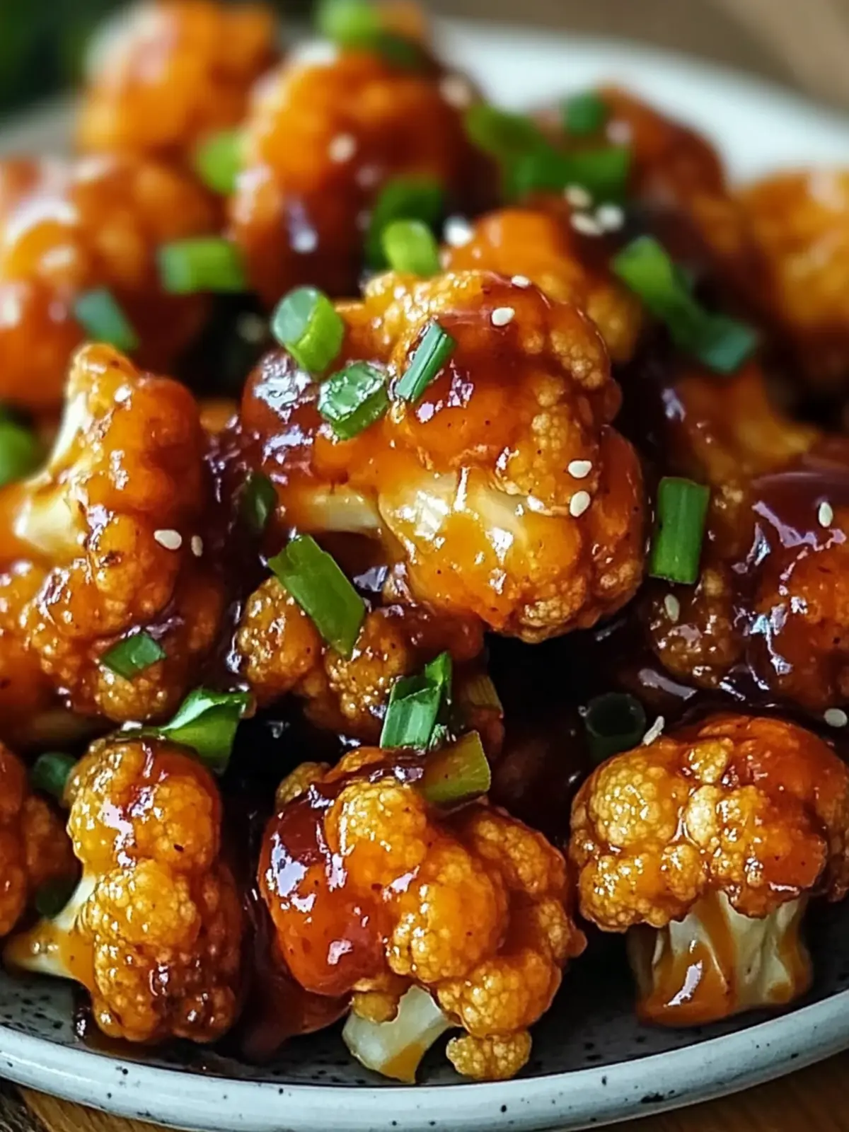 Maple Sriracha Cauliflower