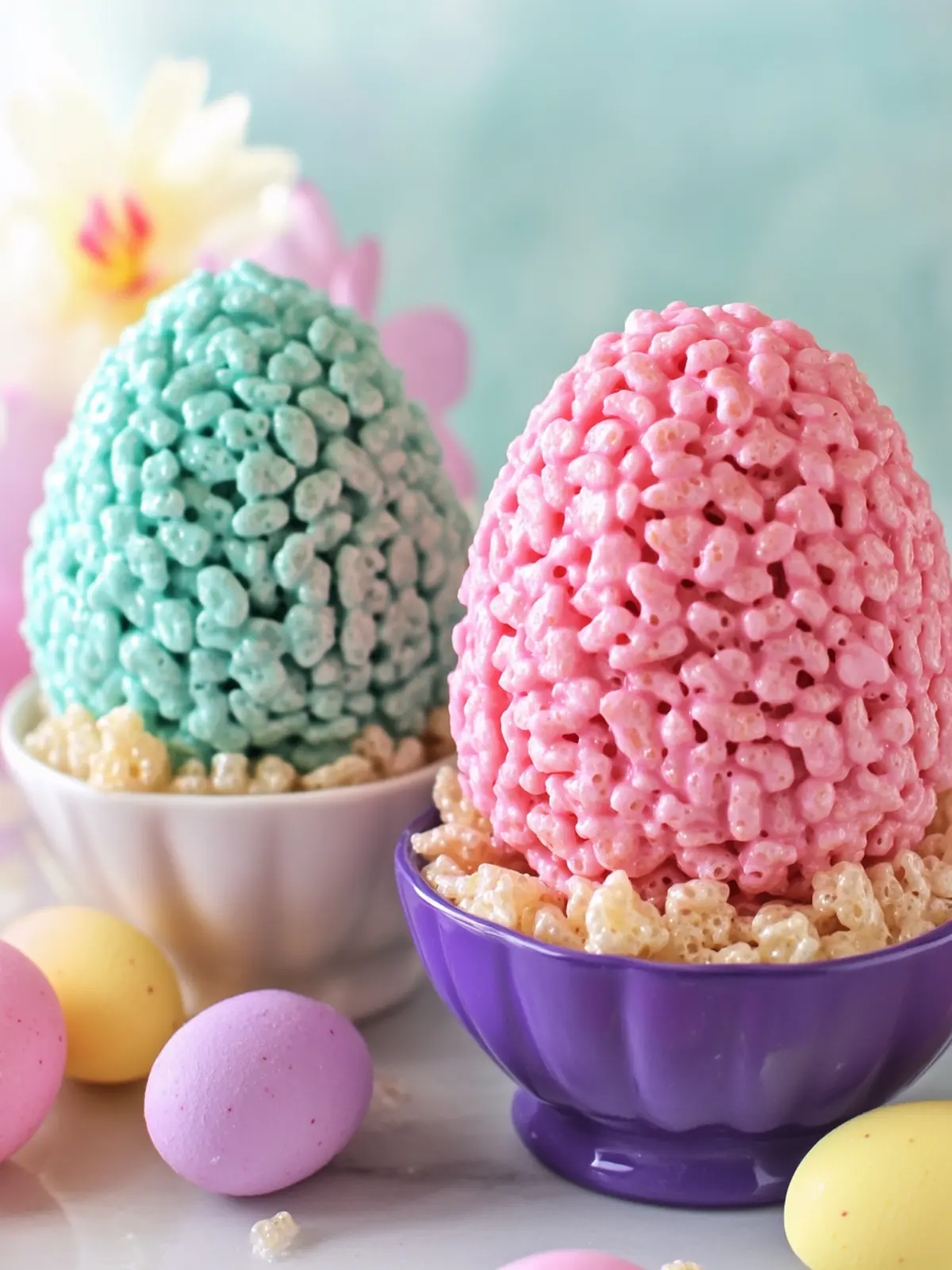 Colorful Rice Krispie Treat Easter Eggs Your Kids Will Love 3 Rice Krispie Treat Easter Eggs