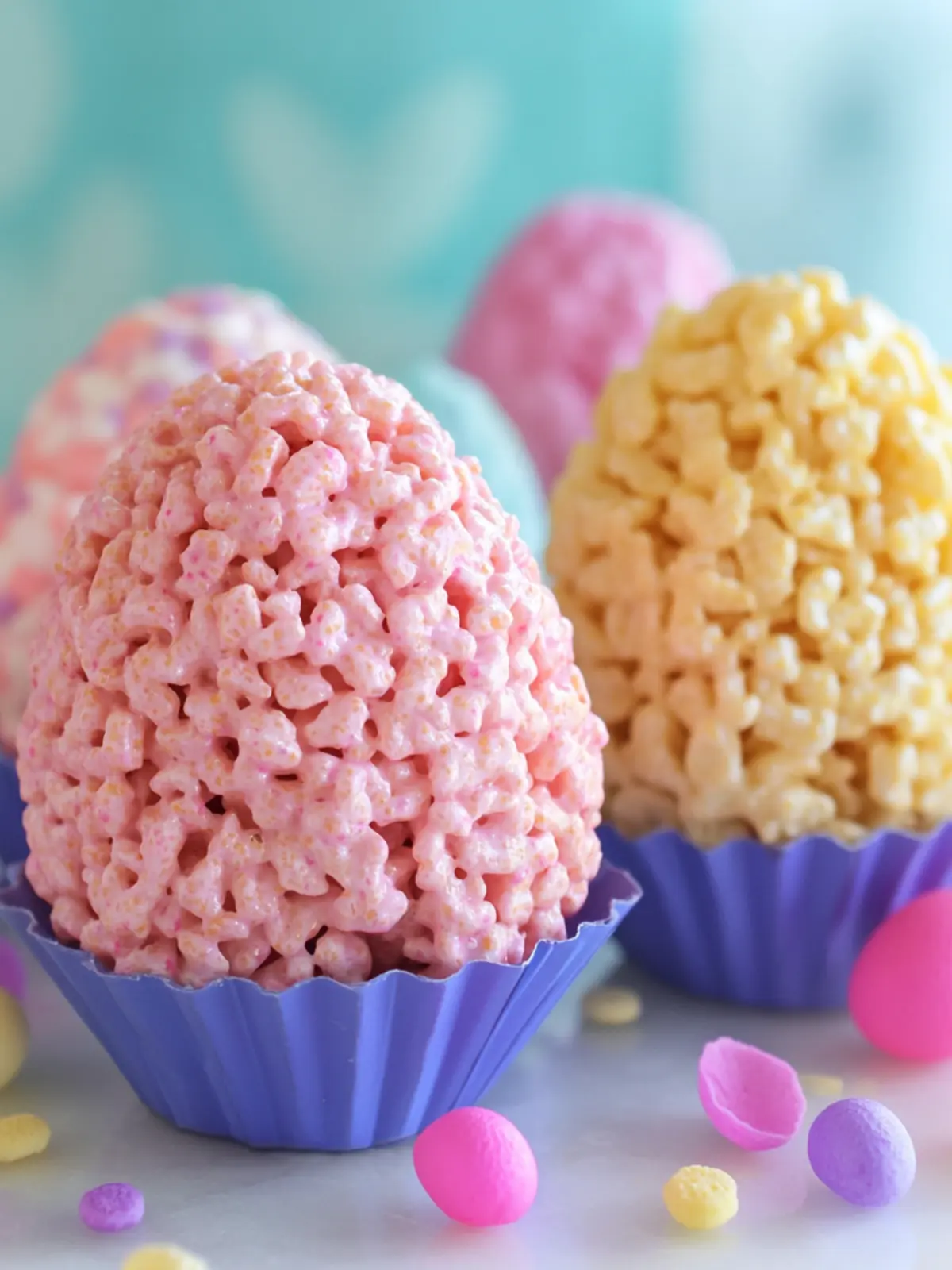 Colorful Rice Krispie Treat Easter Eggs Your Kids Will Love 4 Rice Krispie Treat Easter Eggs