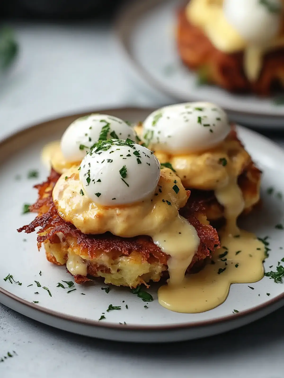 Latke Eggs Benedict: A Fun Twist on Classic Brunch Comfort 4 Latke Eggs Benedict