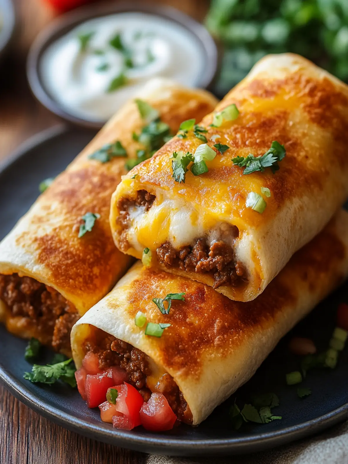 Beef and Cheese Chimichangas: Crispy Tex-Mex Delights You’ll Love 4 Beef and Cheese Chimichangas