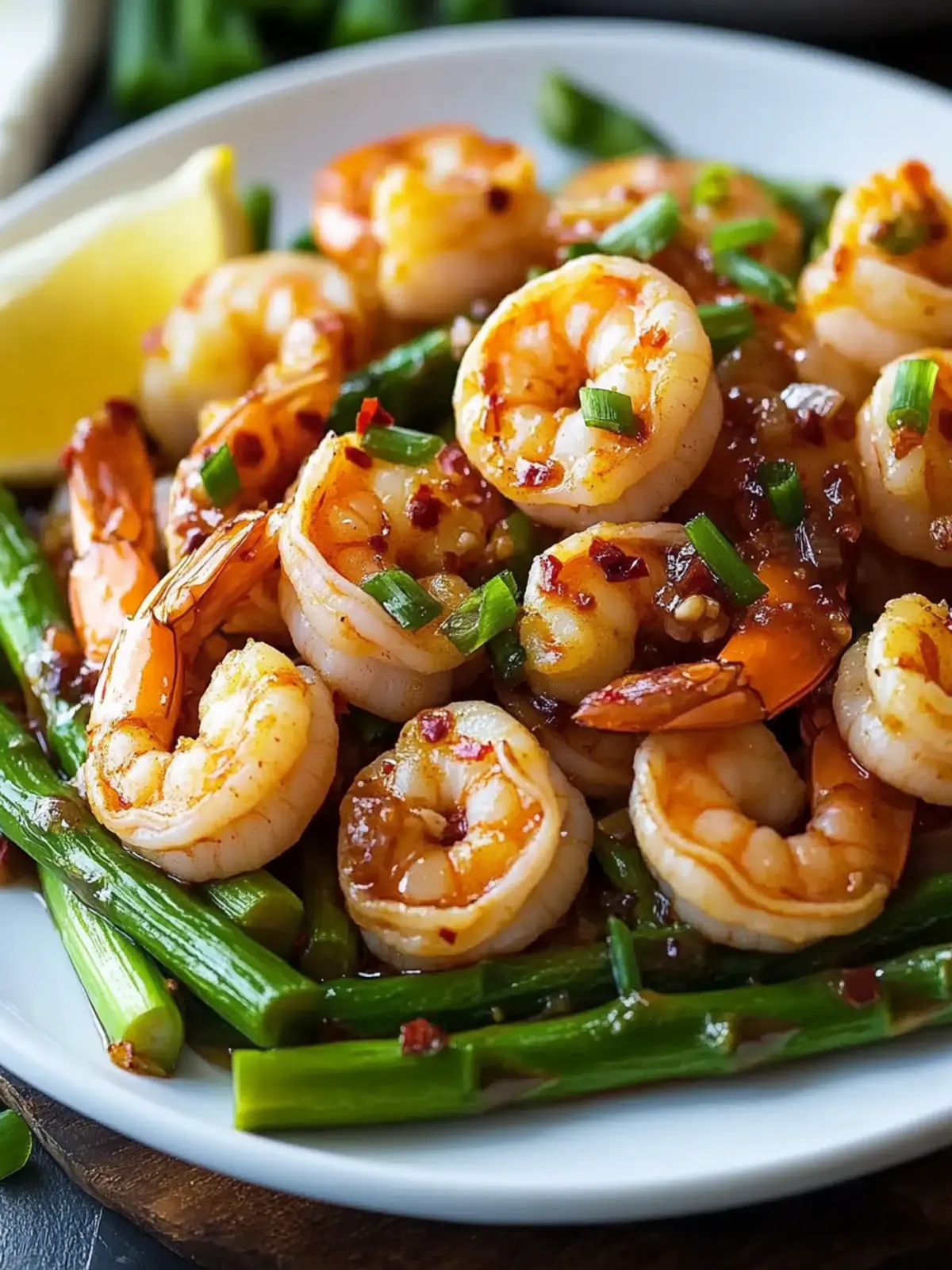 Savory Sweet Chili Shrimp with Asparagus in 20 Minutes! 3 Sweet Chili Shrimp with Asparagus