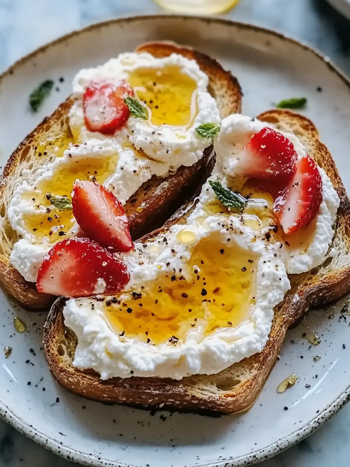 Whipped Ricotta Honey Toast: A Creamy Delight for Breakfast Bliss 5 Whipped Ricotta Honey Toast