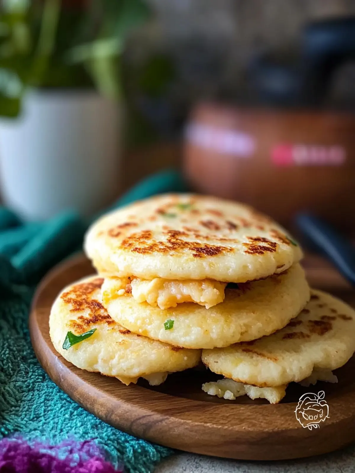 Cheesy Arepas con Queso: A Quick Taste of Colombia 2 Arepas con Queso
