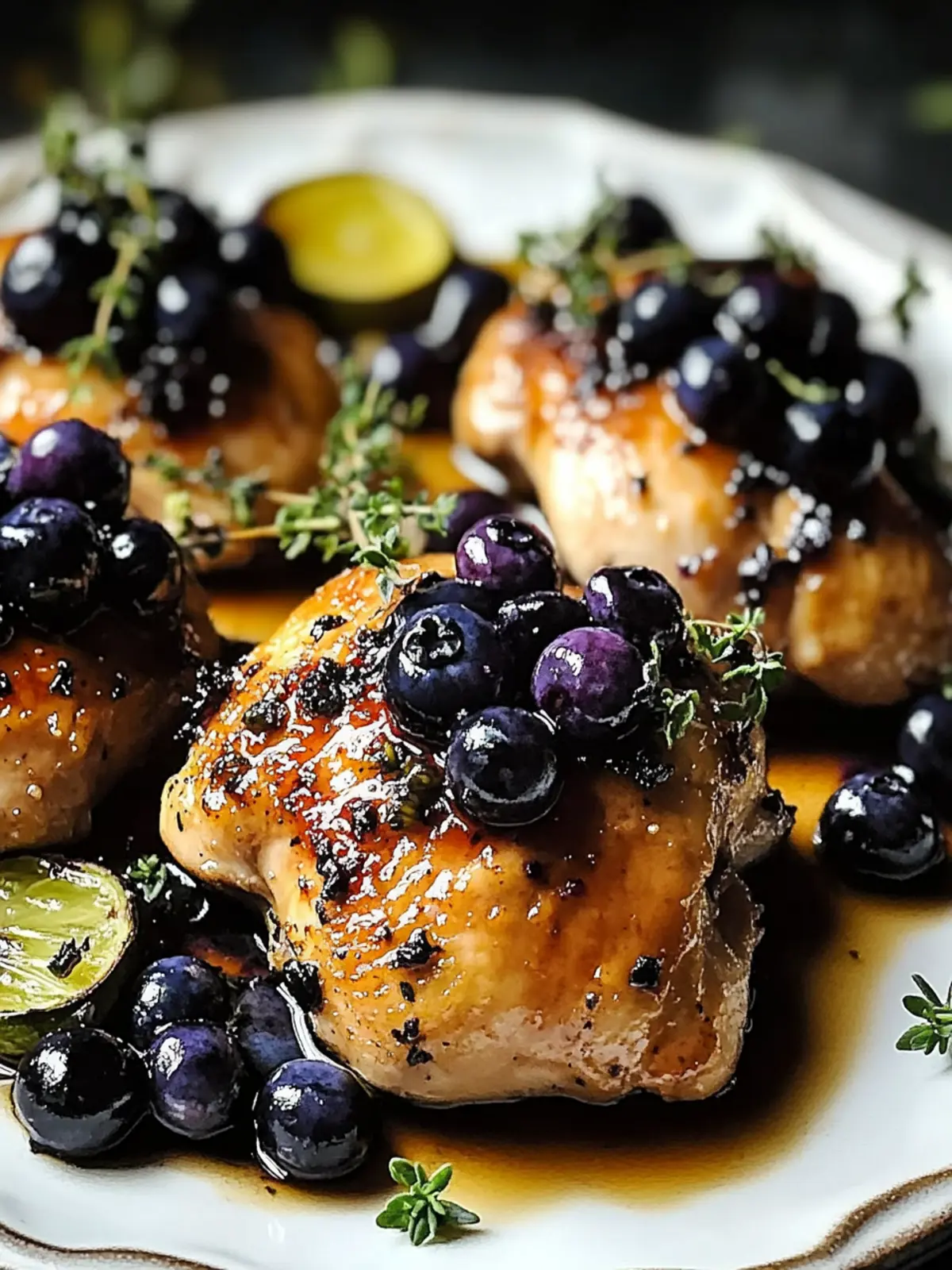 Savory Blueberry Thyme Chicken: Easy Weeknight Wonder 3 Blueberry Thyme Chicken