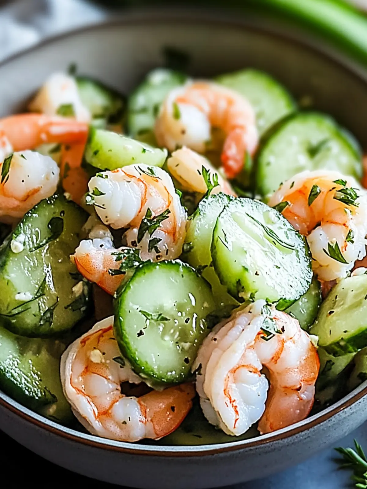 Zesty Cucumber Shrimp Salad: A Refreshing Summer Delight 5 Cucumber Shrimp Salad