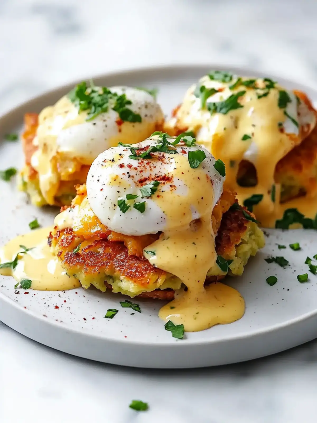 Latke Eggs Benedict: A Fun Twist on Classic Brunch Comfort 2 Latke Eggs Benedict