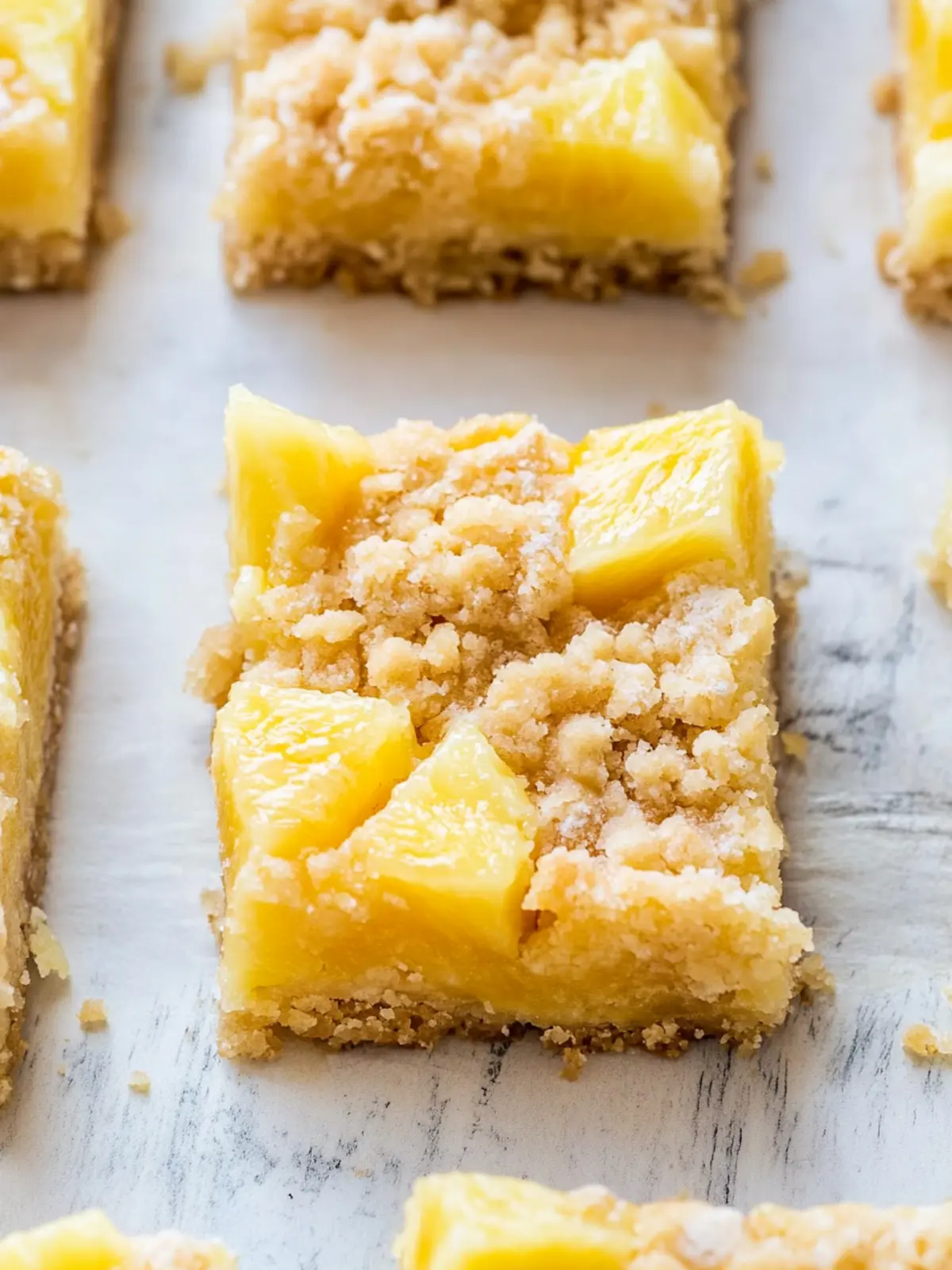 Taste Paradise with Easy Pineapple Crumble Bars Recipe 2 Pineapple Crumble Bars