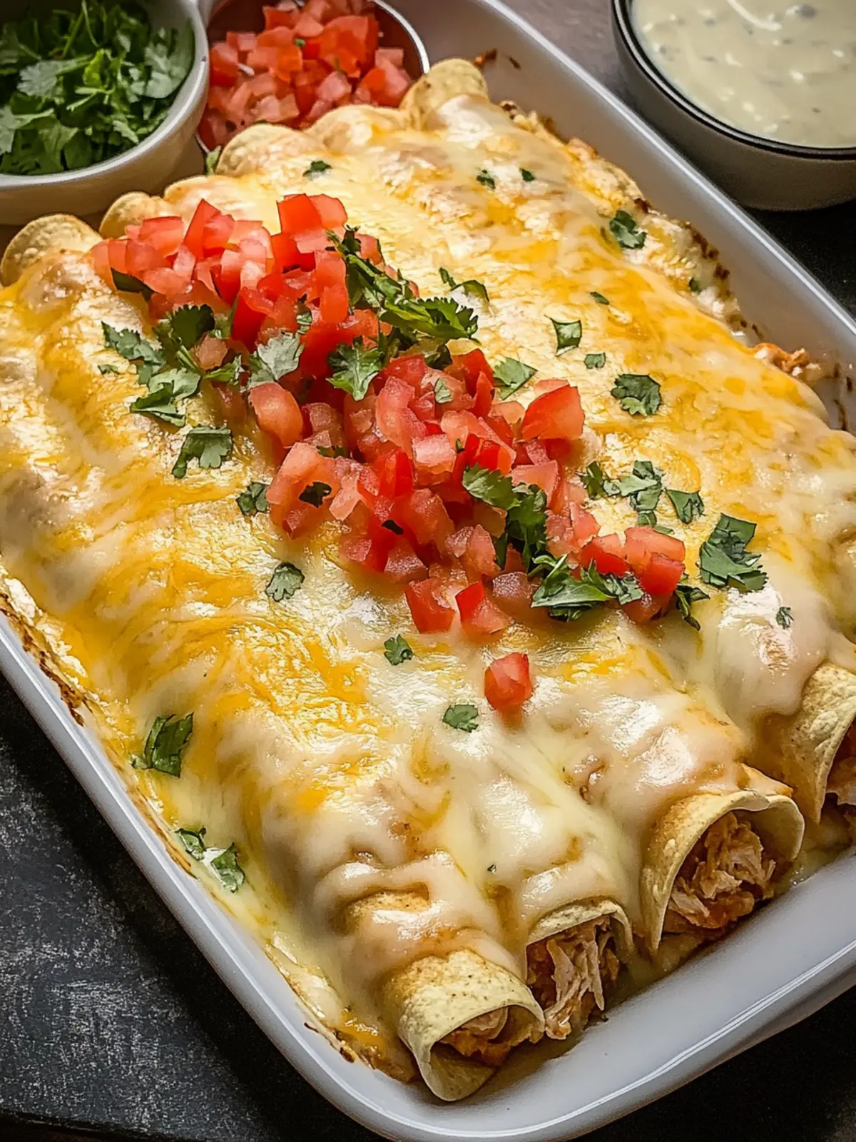 Savory Queso Chicken Enchiladas for a Quick Family Feast 4 Queso Chicken Enchiladas