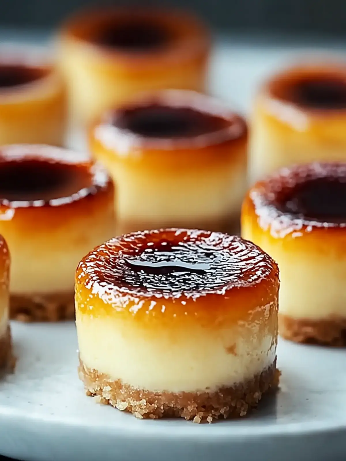 Mini Creme Brulee Cheesecakes for Effortless Elegance at Home 3 Mini Creme Brulee Cheesecakes