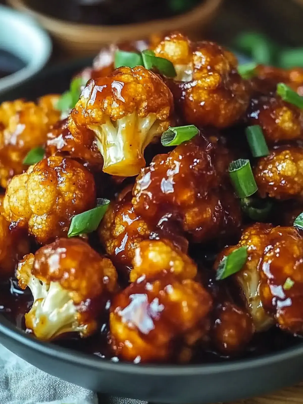 Maple Sriracha Cauliflower
