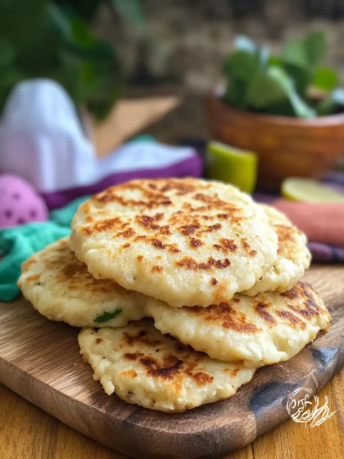 Cheesy Arepas con Queso: A Quick Taste of Colombia 4 Arepas con Queso
