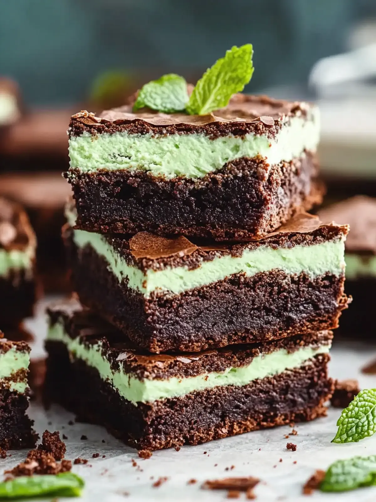 Irresistibly Creamy Mint Brownies for Quick Gourmet Treats 5 Mint Brownies