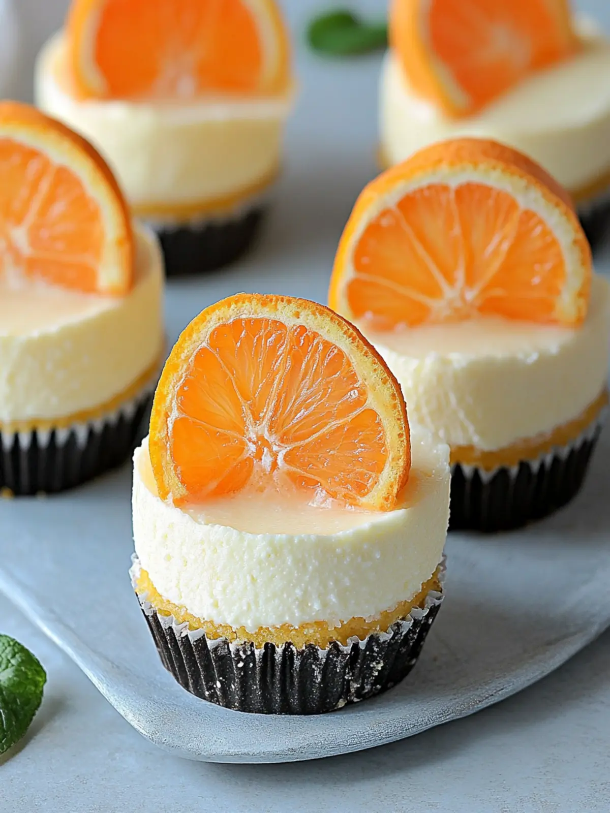 Irresistible Orange Creamsicle Mini Cheesecakes to Savor 3 Orange Creamsicle Mini Cheesecakes