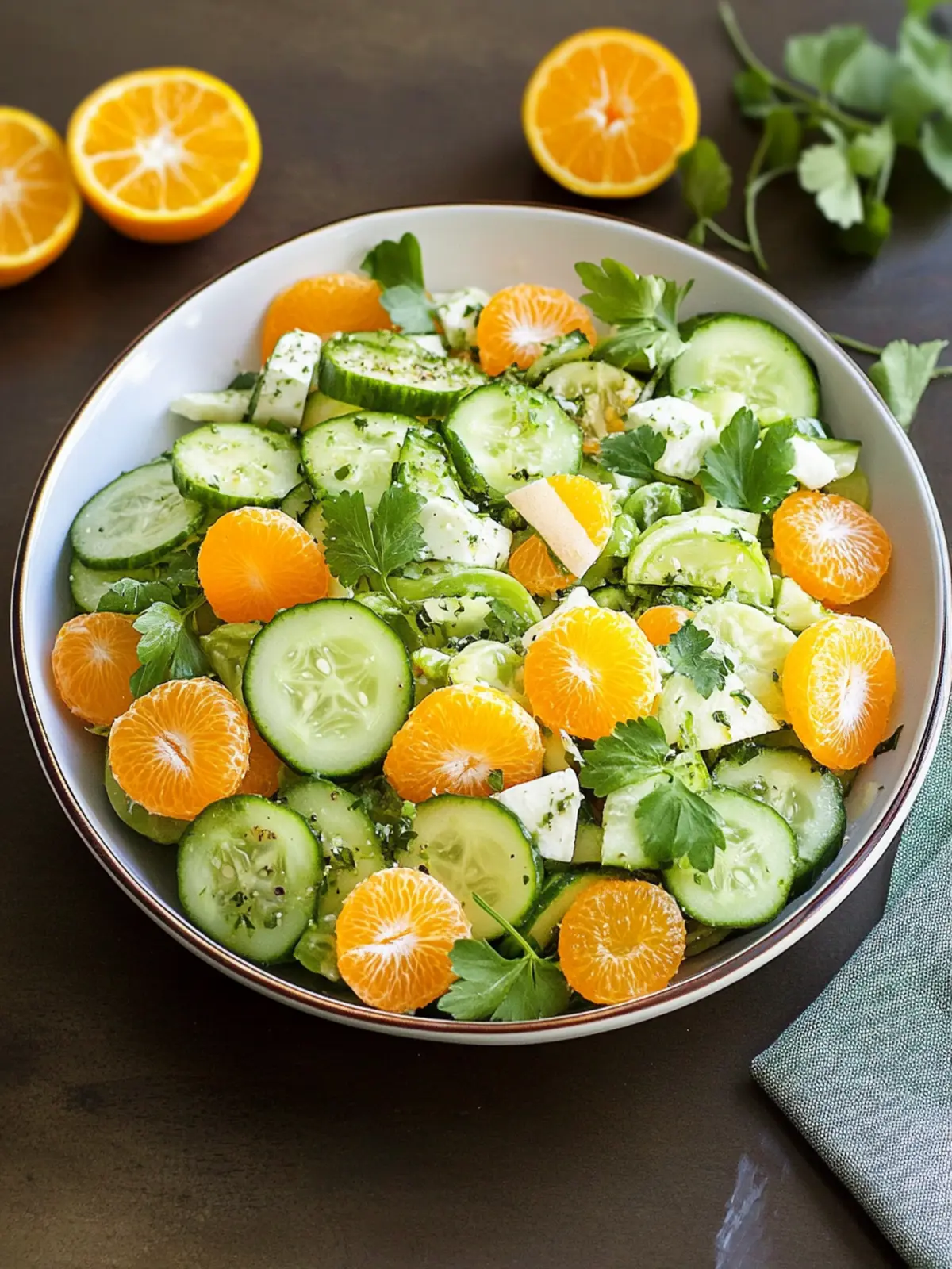 Refresh Your Table with Irish Flag Clementine Cucumber Salad 3 Irish Flag Clementine Cucumber Salad