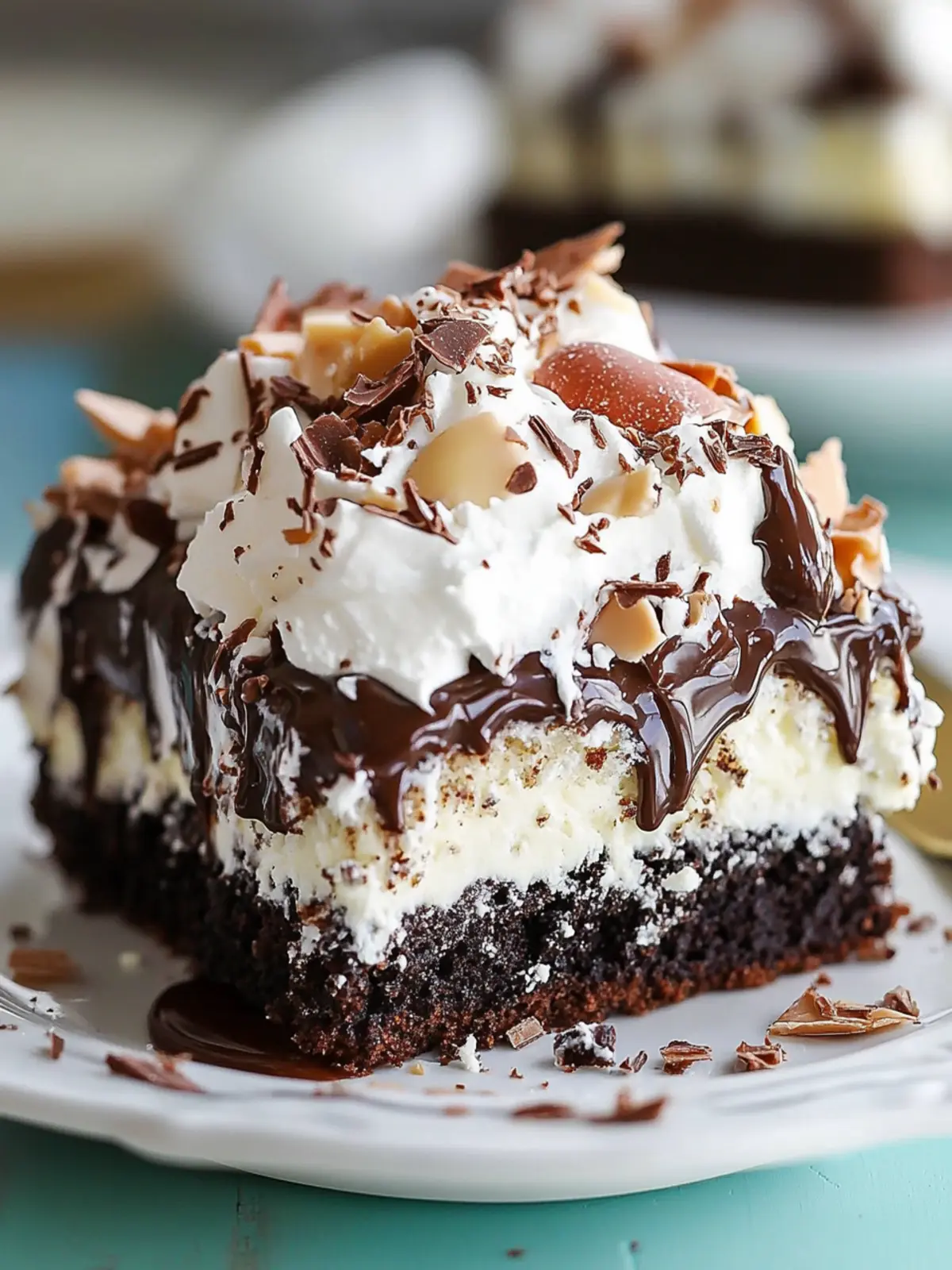 Mounds Poke Cake: A Coconut Chocolate Dream Come True 4 Mounds Poke Cake