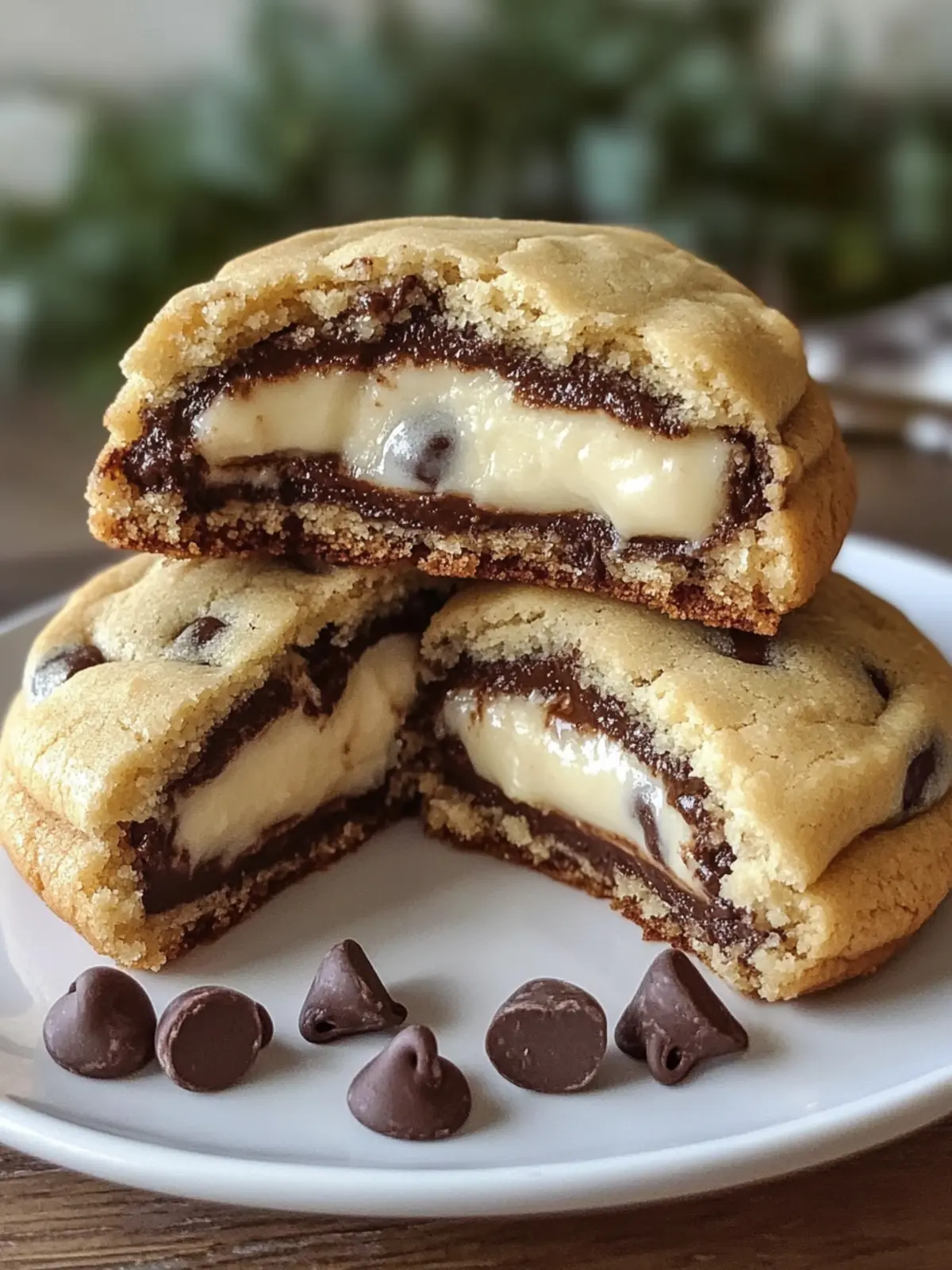 Cheesecake Stuffed Chocolate Chip Cookies for the Ultimate Treat 4 Cheesecake Stuffed Chocolate Chip Cookies