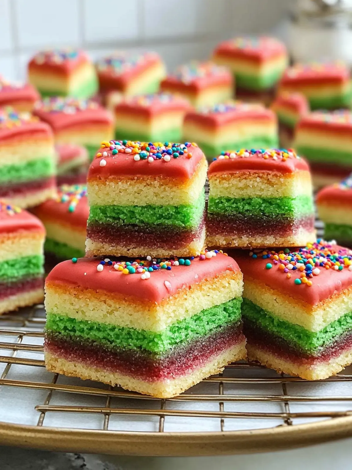 Italian Rainbow Cookies – Your Festive Treat for Any Celebration 4 Italian Rainbow Cookies