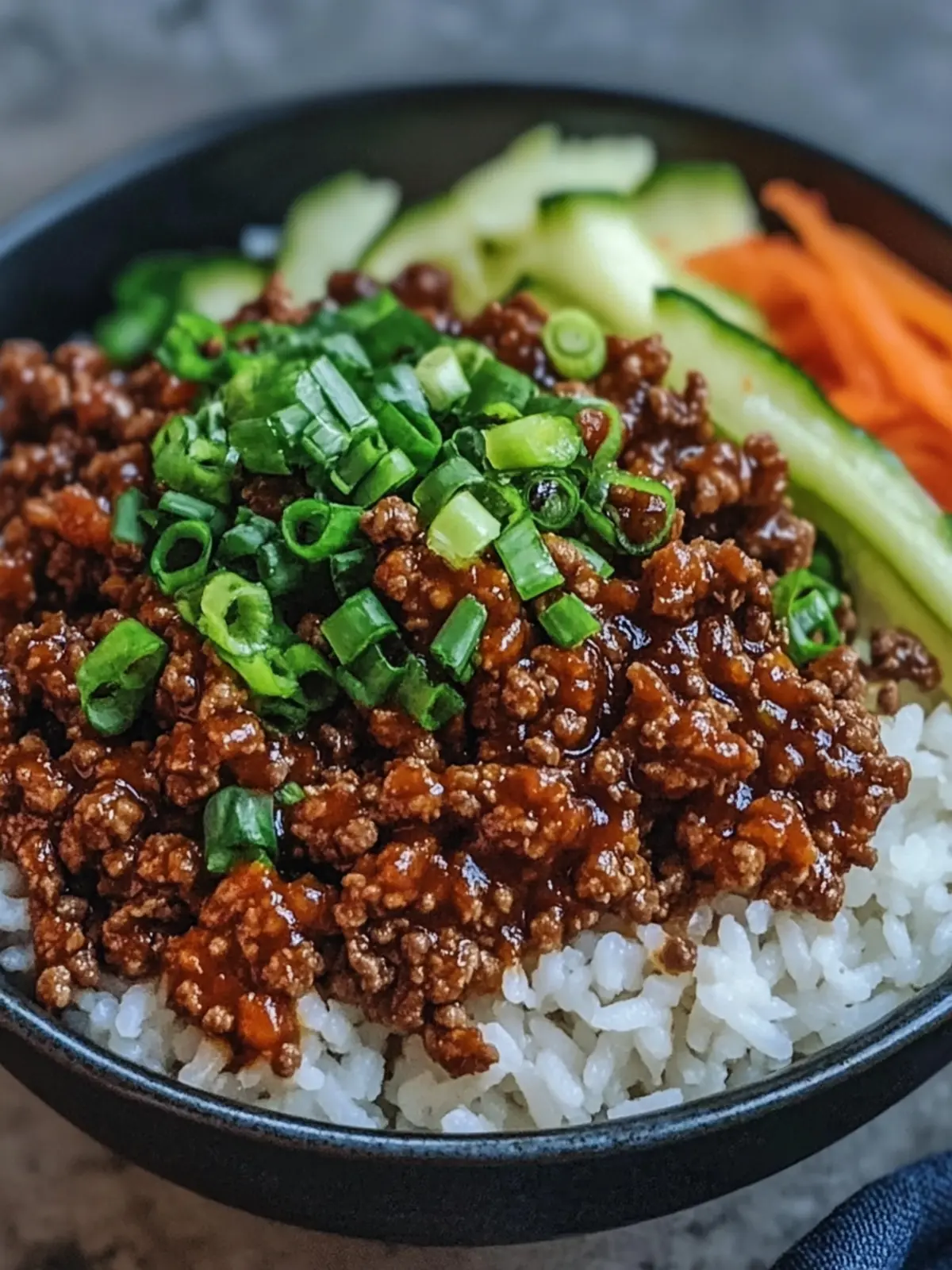 Korean Ground Beef Bowl: Quick, Flavorful Family Dinner Delight 3 Korean Ground Beef Bowl