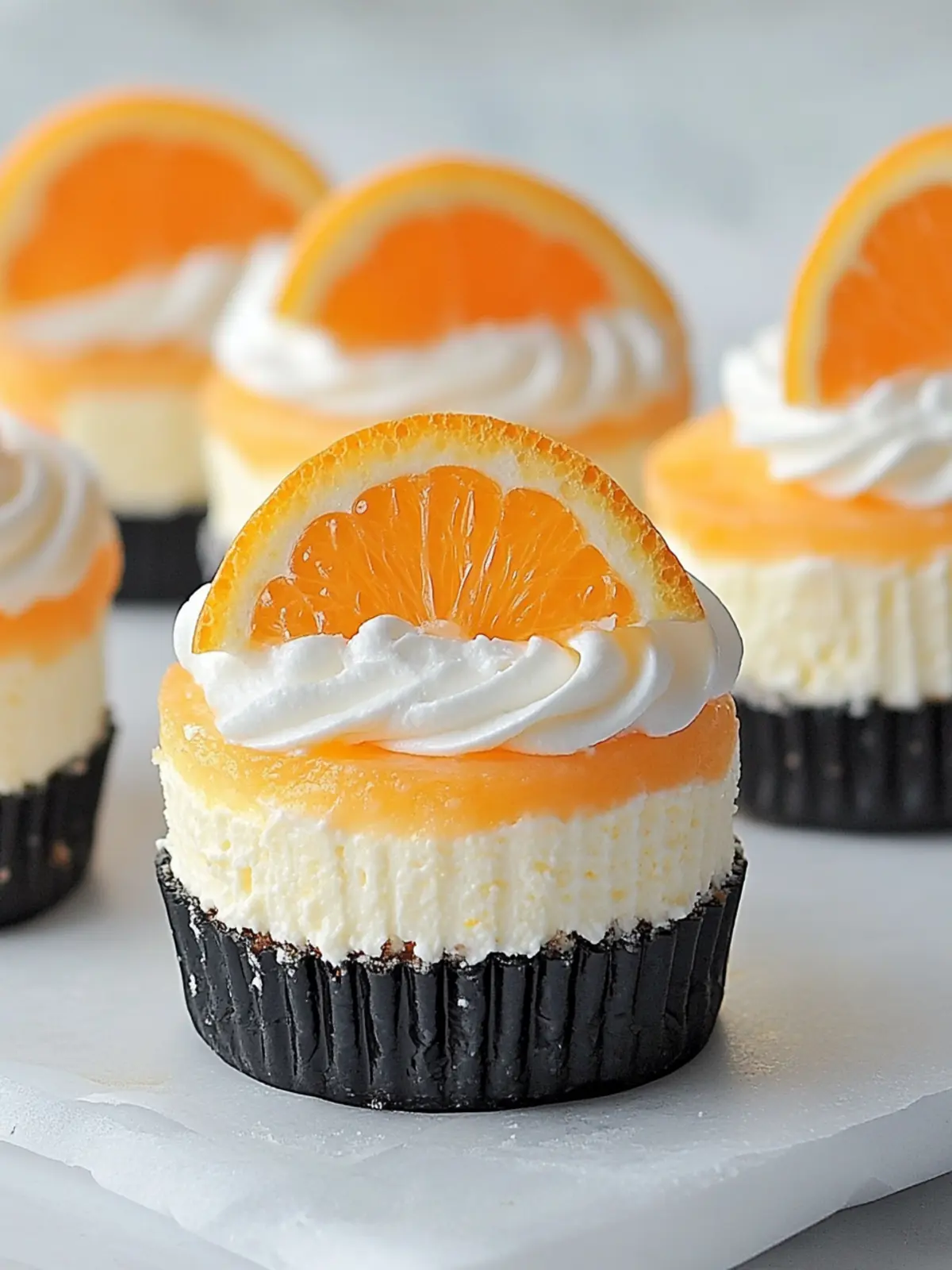 Irresistible Orange Creamsicle Mini Cheesecakes to Savor 5 Orange Creamsicle Mini Cheesecakes